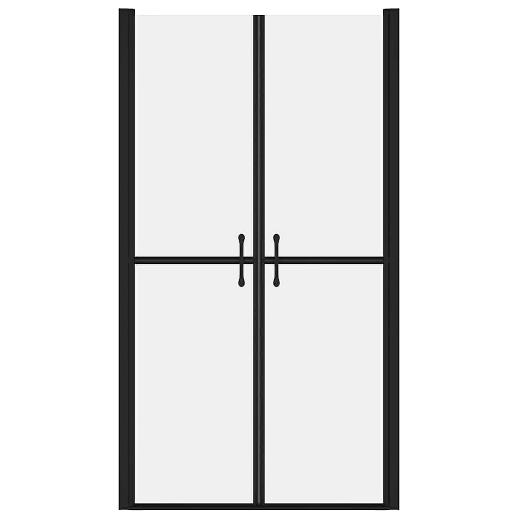 brusedør (88-91)x190 cm sikkerhedsglas matteret