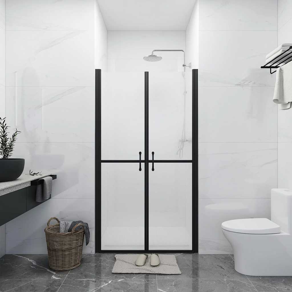 brusedør (93-96)x190 cm sikkerhedsglas matteret