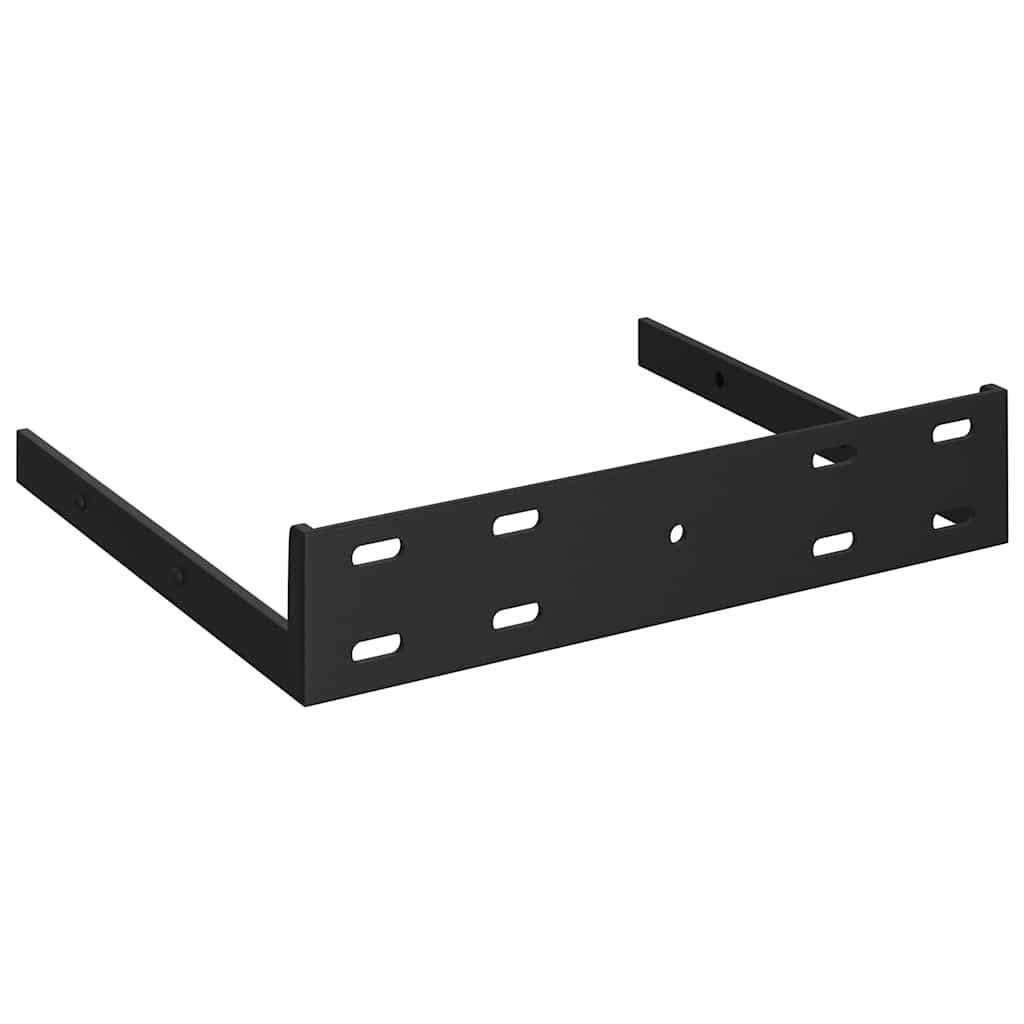 hjørnehylder 4 stk. 25x25x3,8 cm MDF egetræsfarvet og hvid