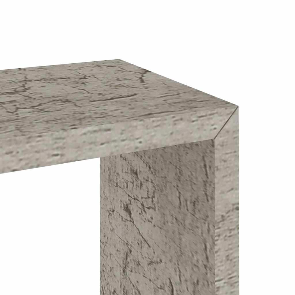 væghylder 3 stk. kubeformet betongrå