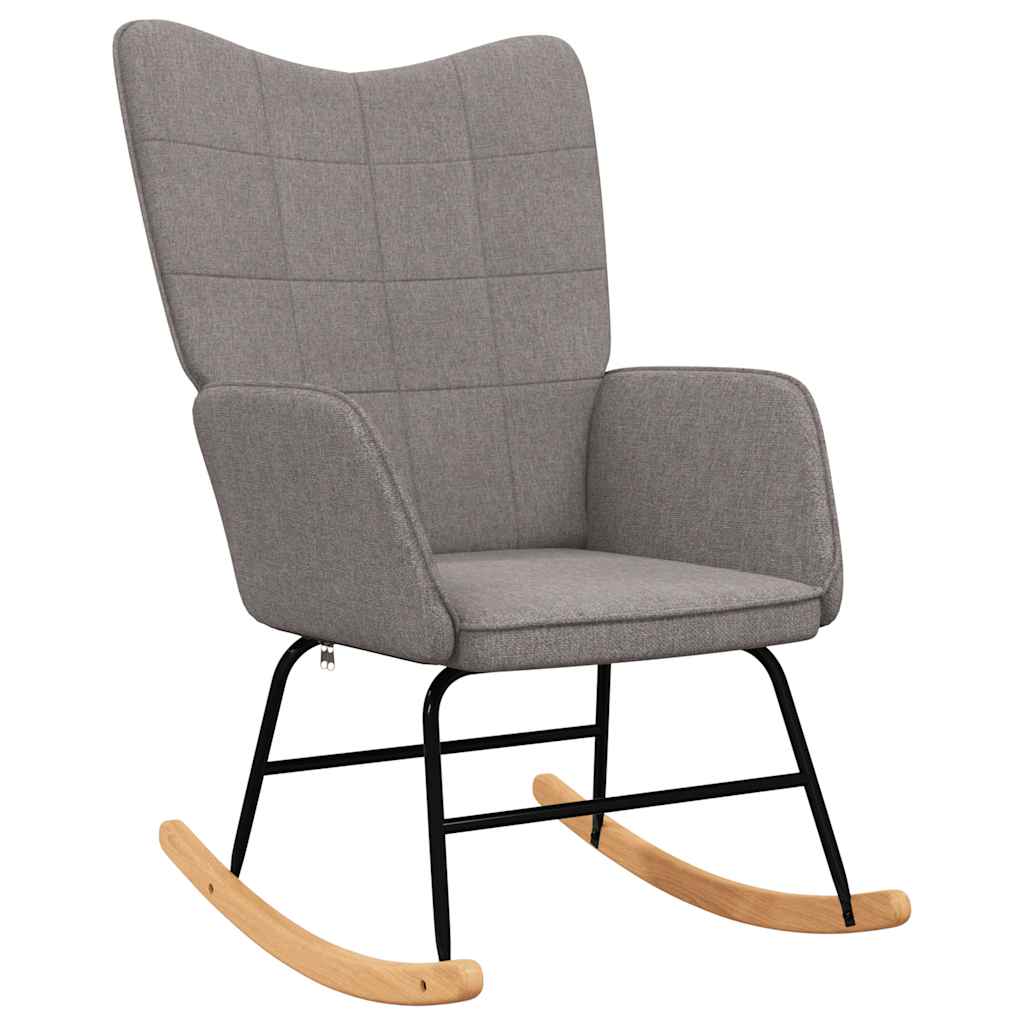 gyngestol stof gråbrun