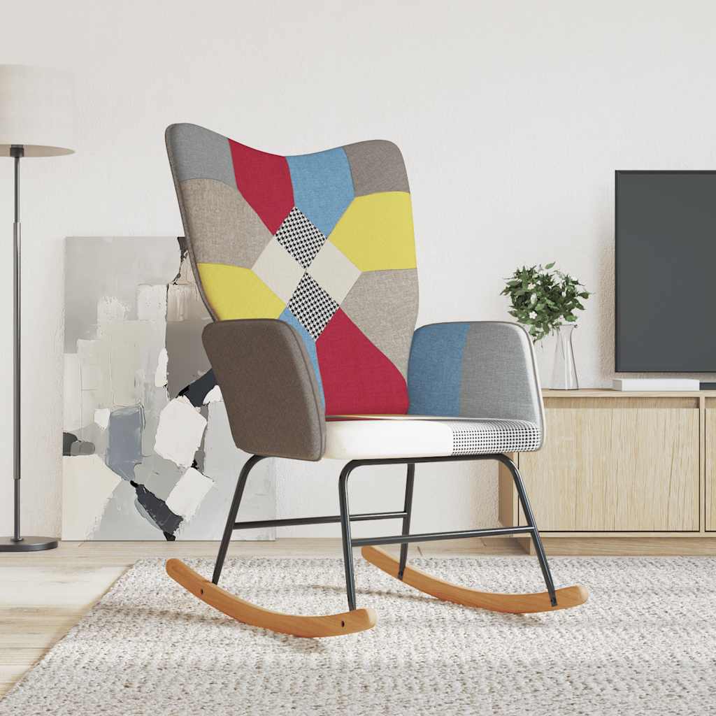 gyngestol stof patchwork