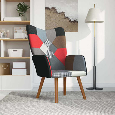 lænestol stof patchwork