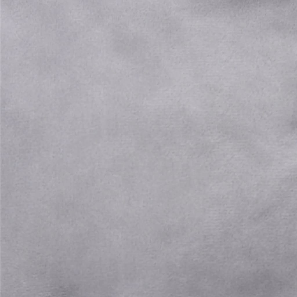 hundekurv 99x89x21 cm plys og kunstlæder sort og grå