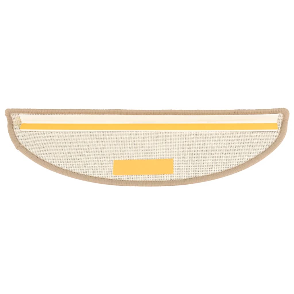 trappemåtter 15 stk. 56x17x3 cm brune halvrunde