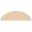 trappemåtter 15 stk. 56x17x3 cm cremefarvede halvrund