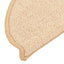 trappemåtter 15 stk. 56x17x3 cm cremefarvede halvrund