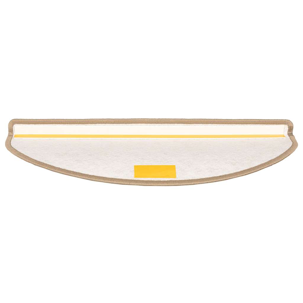 trappemåtter 15 stk. 65x21x4 cm brune halvrund store