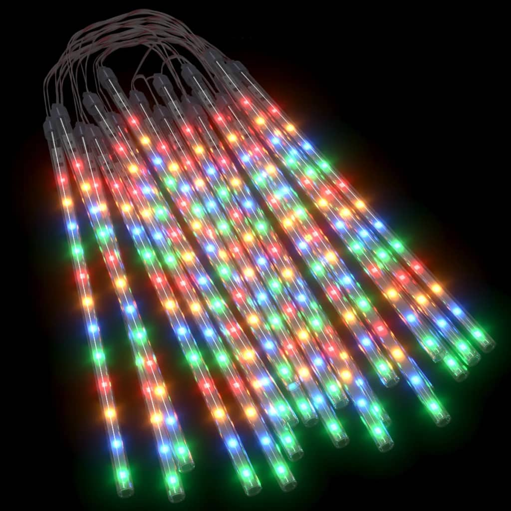 lyskæde meteorregn 20 stk. 30 cm 480 LED'er farverigt lys
