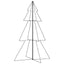 lysende juletræ 118x180 cm 240 LED'er indendørs/udendørs