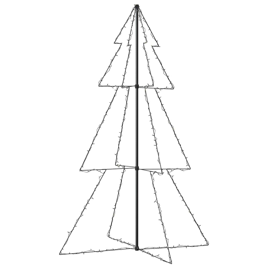 lysende juletræ 118x180 cm 240 LED'er indendørs/udendørs