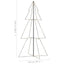 lysende juletræ 120x220 cm 300 LED'er indendørs/udendørs