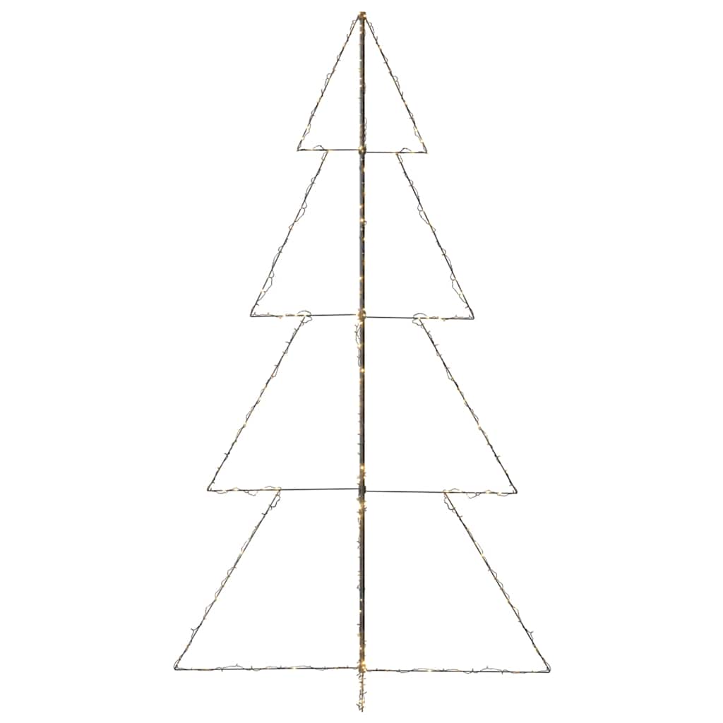 lysende juletræ 143x250 cm 360 LED'er indendørs/udendørs