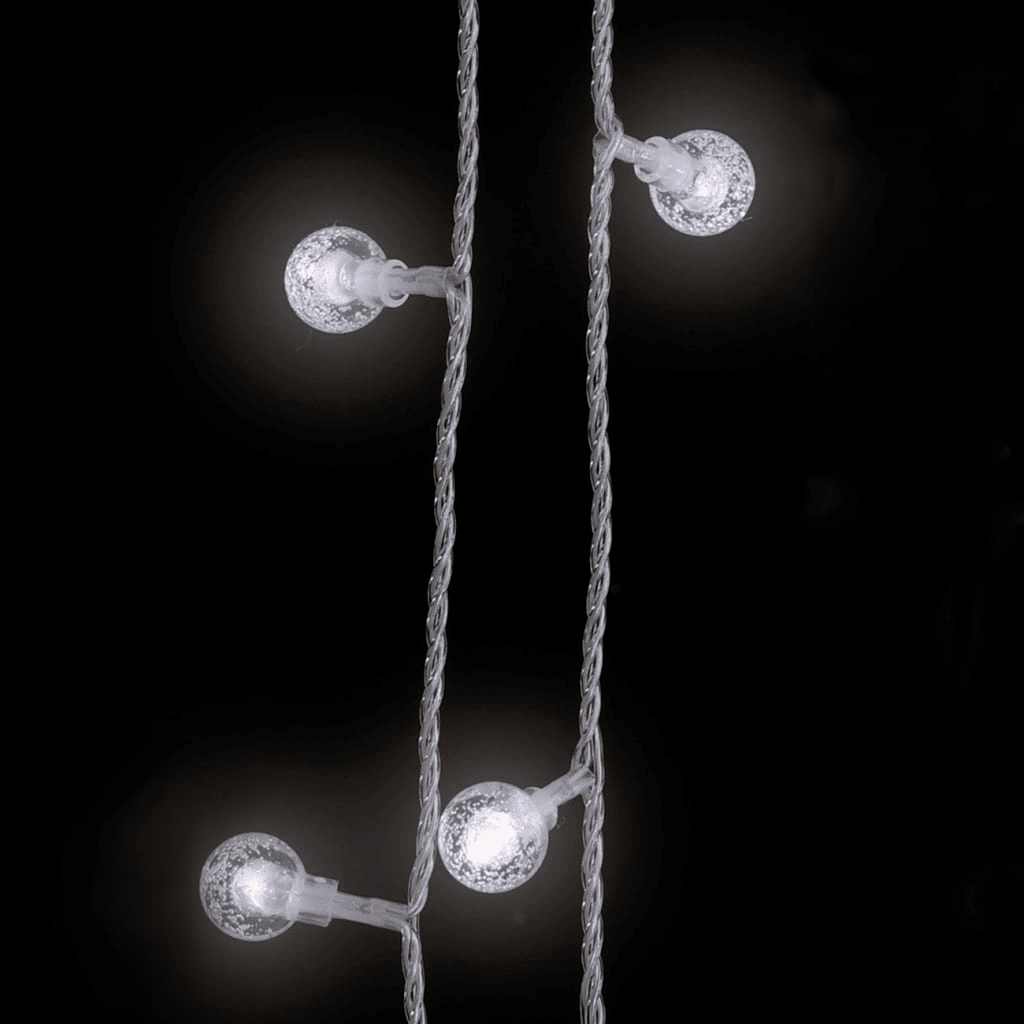 fairy lights-lyskæder 40 m 400 LED'er 8 funktioner kold hvid