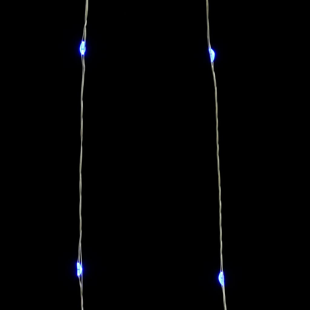 fairylights-lyskæde 40 m 400 LED'er 8 funktioner kold hvid