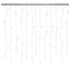 lysgardin 10 m 400 LED'er 8 funktioner kold hvid