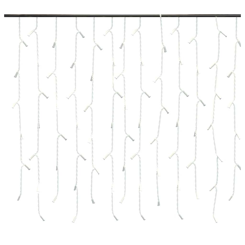 lysgardin 10 m 400 LED'er 8 funktioner kold hvid