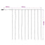 lysgardin 3x3 m 300 LED'er 8 funktioner varm hvid