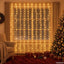 lysgardin 3x3 m 300 LED'er 8 funktioner varm hvid