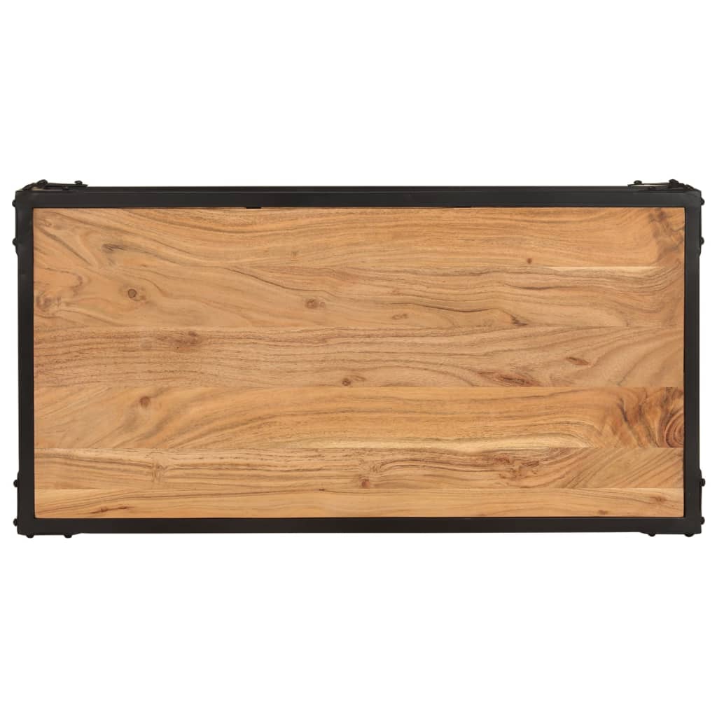 sofabord 90x45x35 cm massivt akacietræ