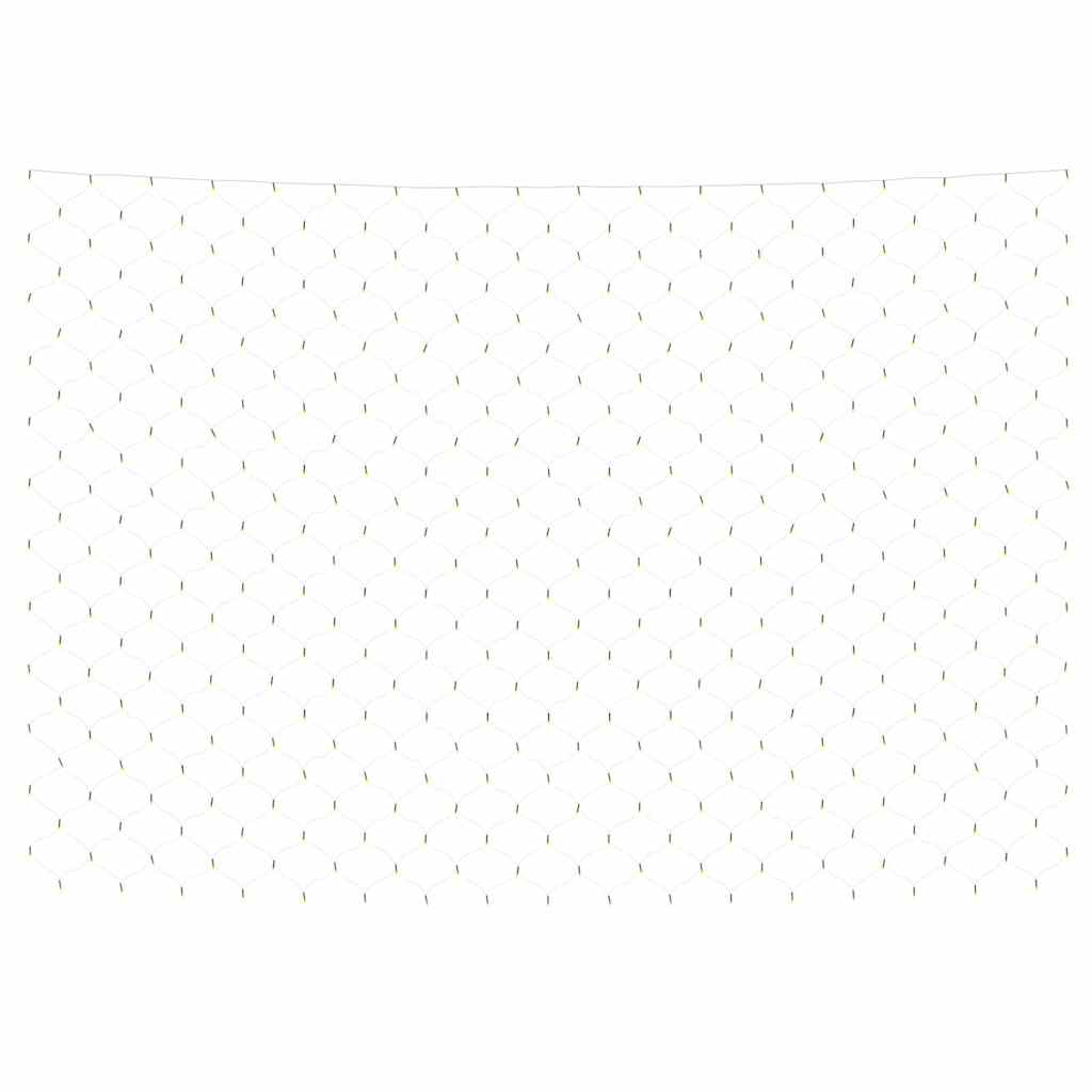 lysnet 3x2 m 204 LED'er inde/ude varmt hvidt lys