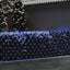 lysnet 3x3 m 306 LED'er inde/ude blåt lys