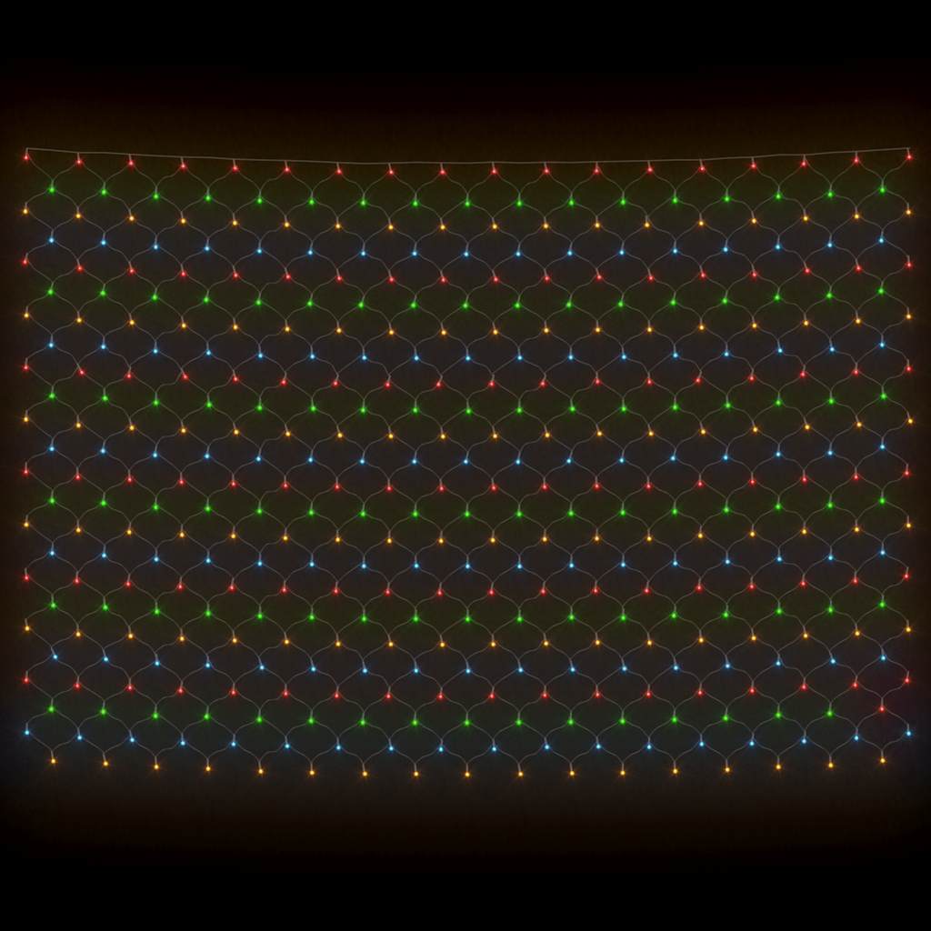 lysnet 4x4 m 544 LED'er inde/ude flerfarvet lys