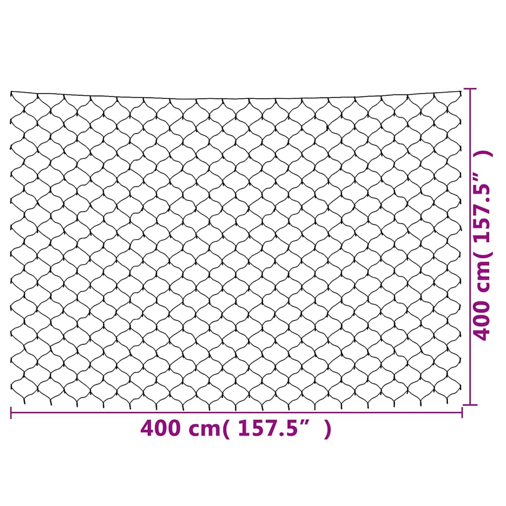 lysnet 4x4 m 544 LED'er inde/ude flerfarvet lys