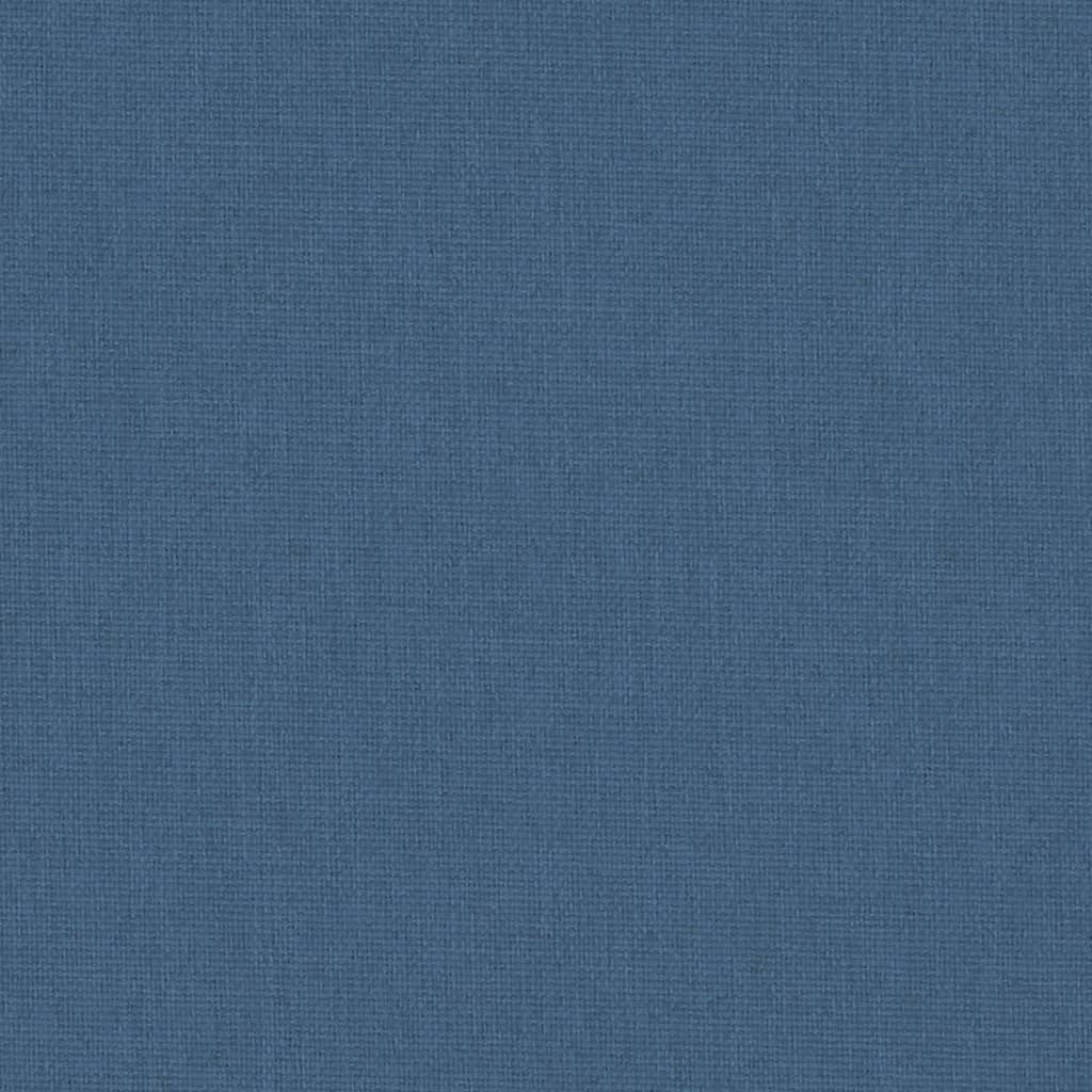 kravlegård med madras linnedstof marineblå