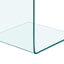 sidebord 40x40x60 cm hærdet glas