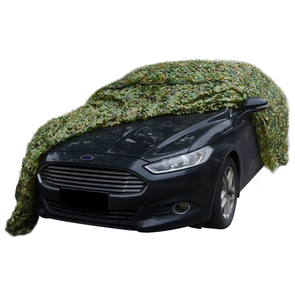 camouflagenet med opbevaringstaske 2x3 m grøn