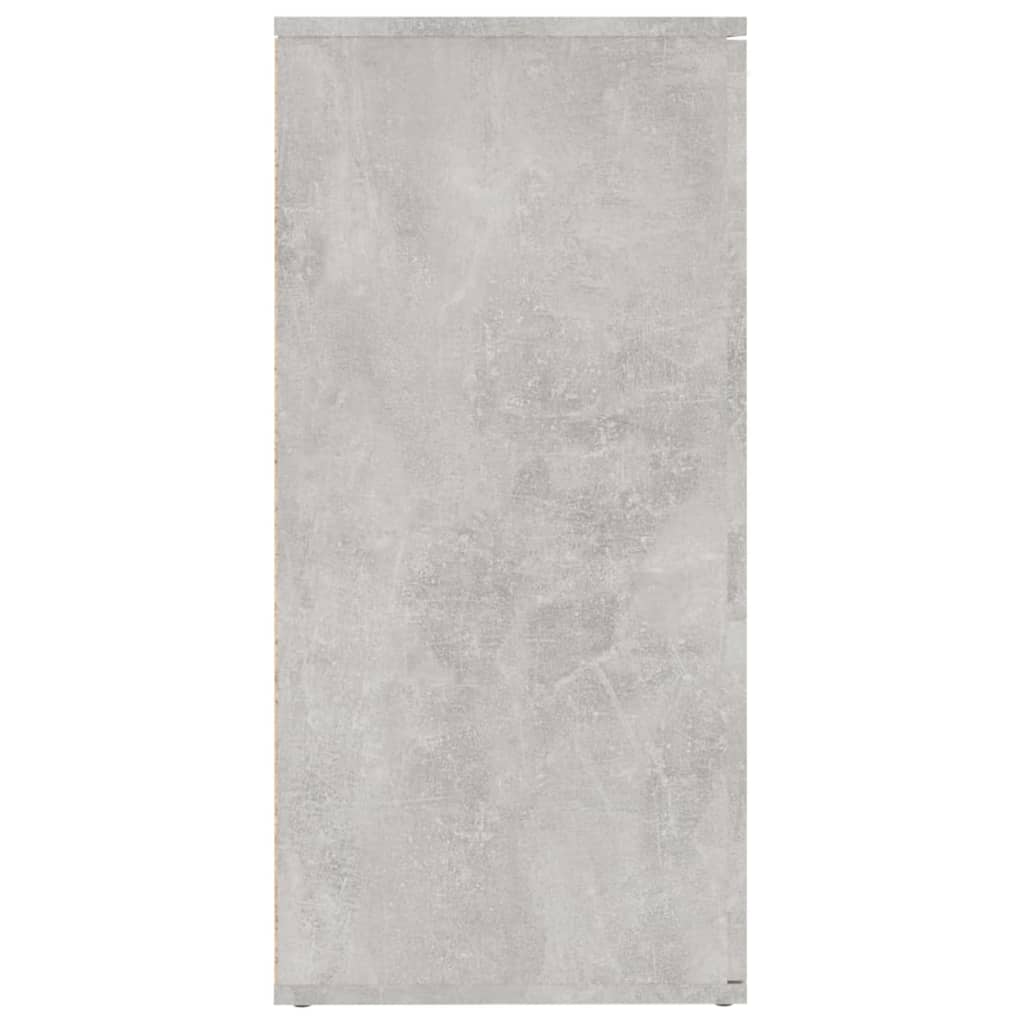 skænk 160x36x75 cm konstrueret træ betongrå