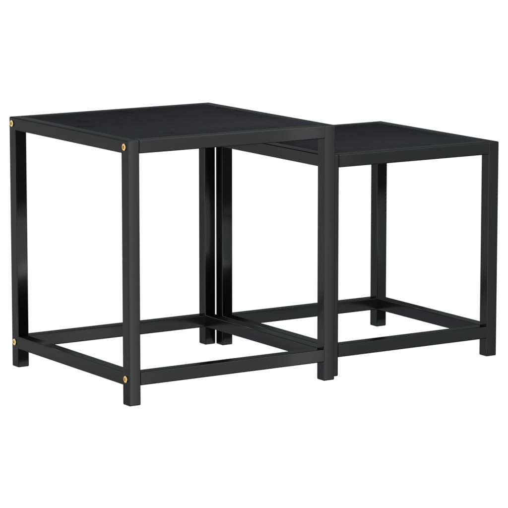 sideborde 2 stk. MDF sort