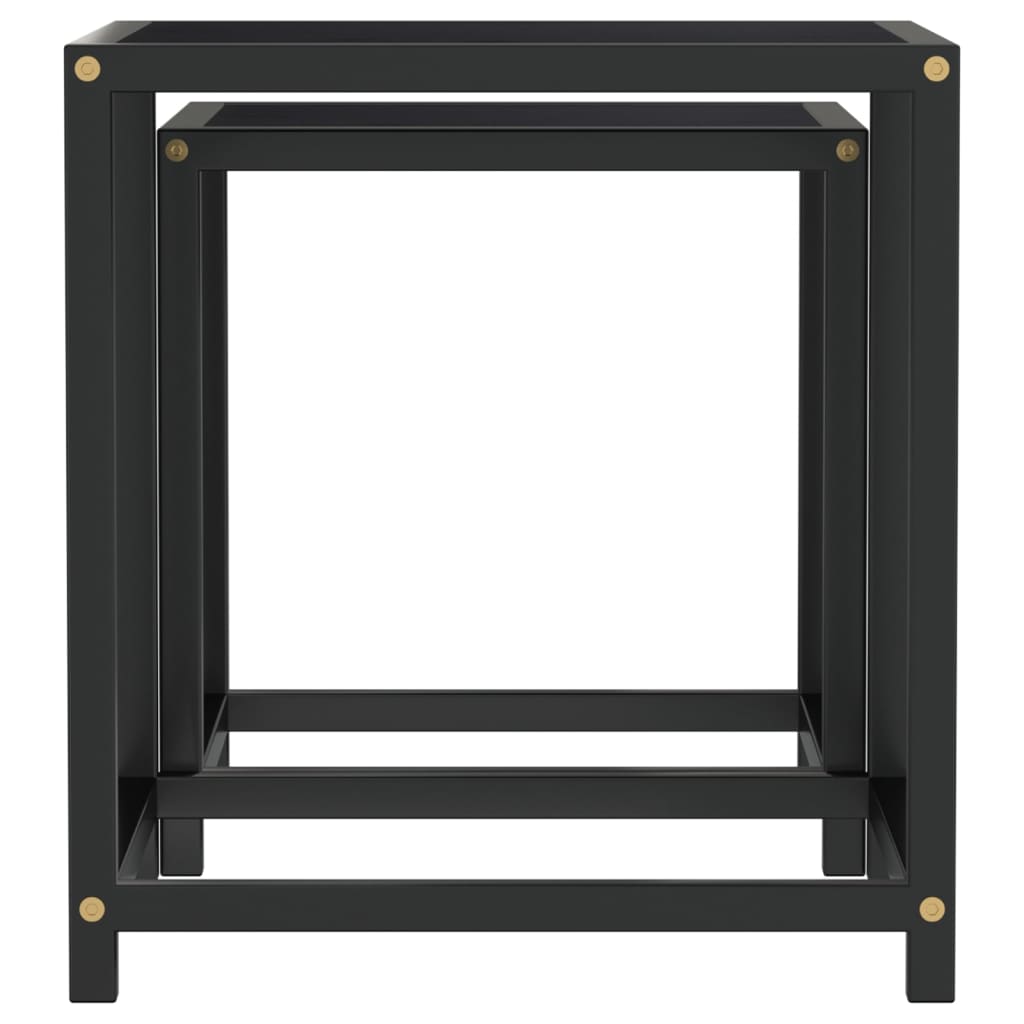 sideborde 2 stk. MDF sort