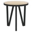 sidebord Ø35 cm MDF sonoma-eg