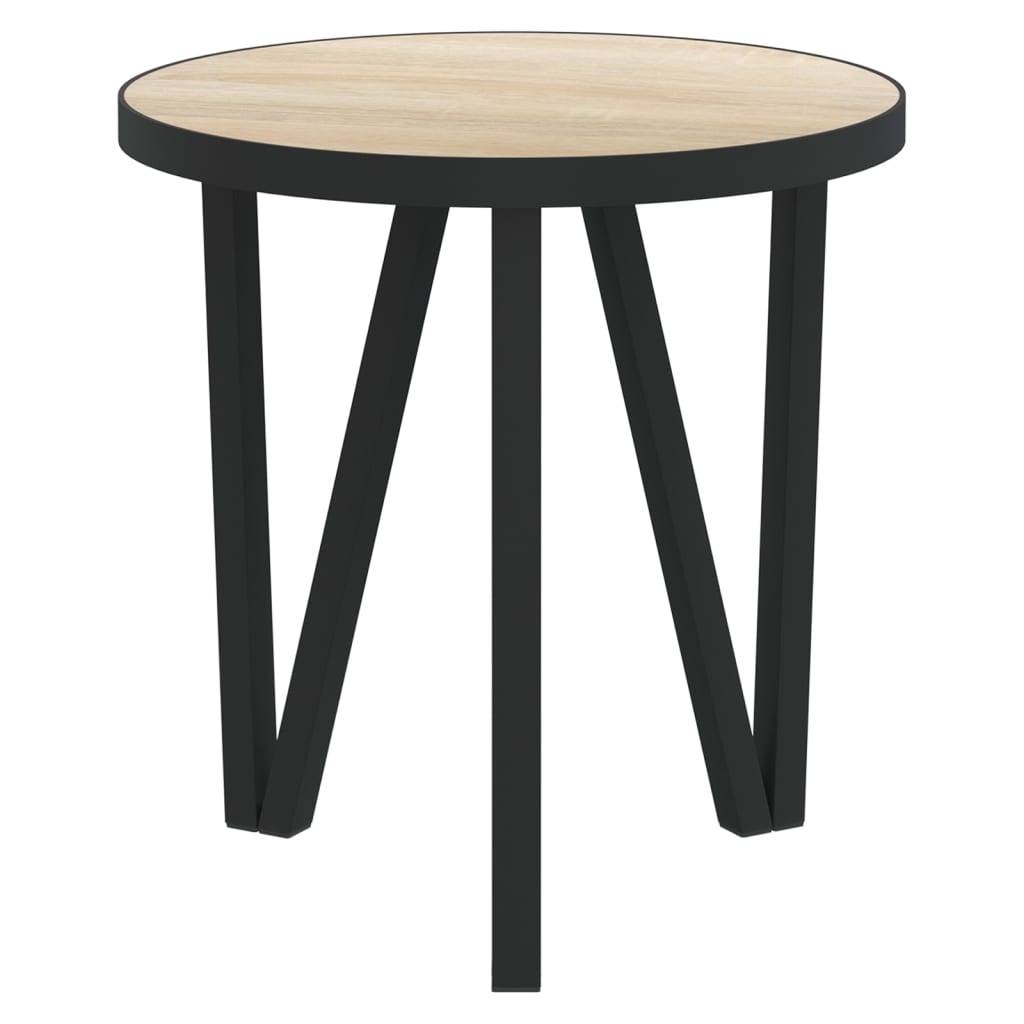 sidebord Ø35 cm MDF sonoma-eg