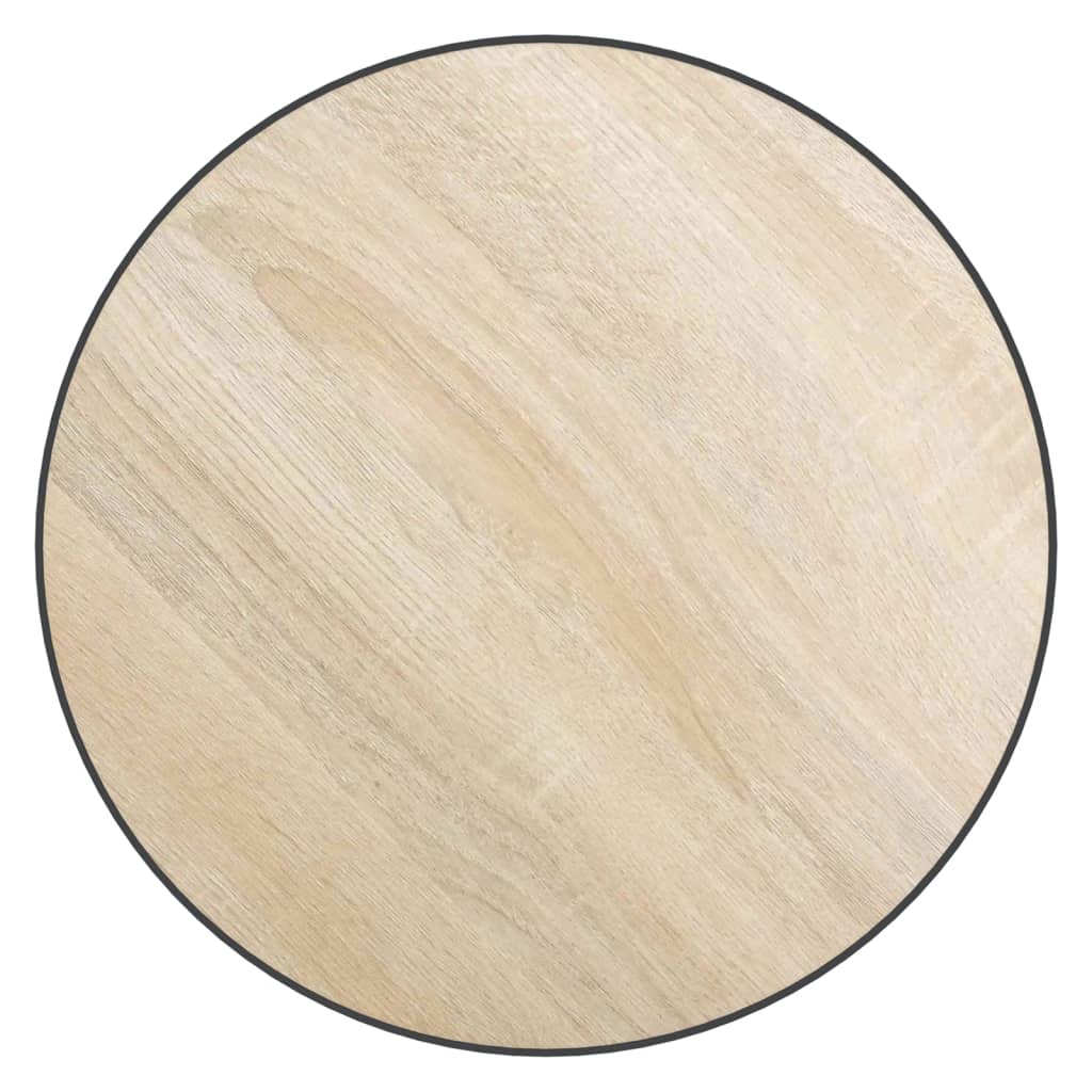 sidebord Ø35 cm MDF sonoma-eg