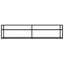 tv-bord 180x40x40,5 cm hærdet glas transparent