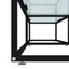 tv-bord 180x40x40,5 cm hærdet glas marmoreffekt hvid