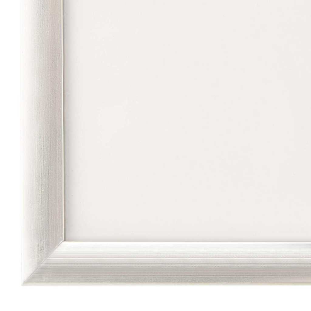 billedrammer 3 stk. til bord 21x29,7 cm MDF sølvfarvet