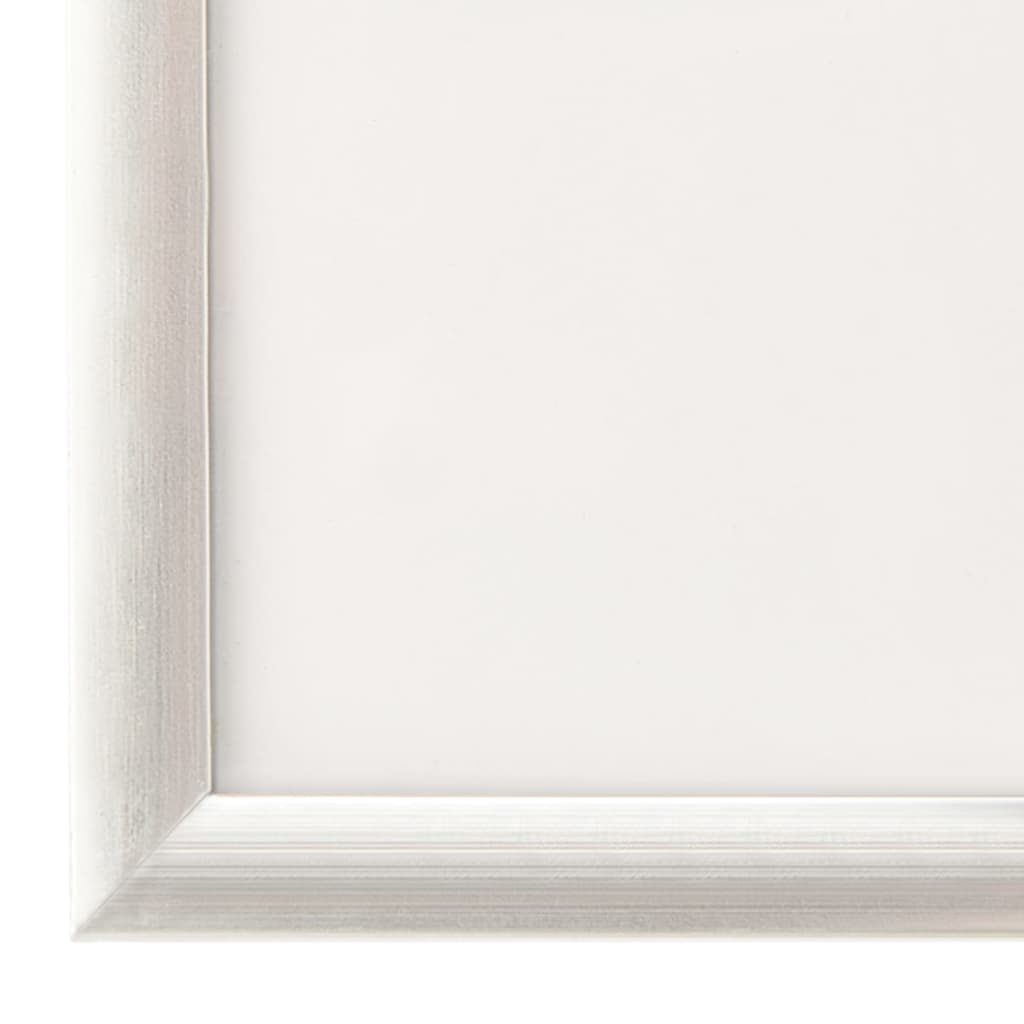 billedrammer 5 stk. til væg eller bord 70x90 cm MDF sølvfarvet