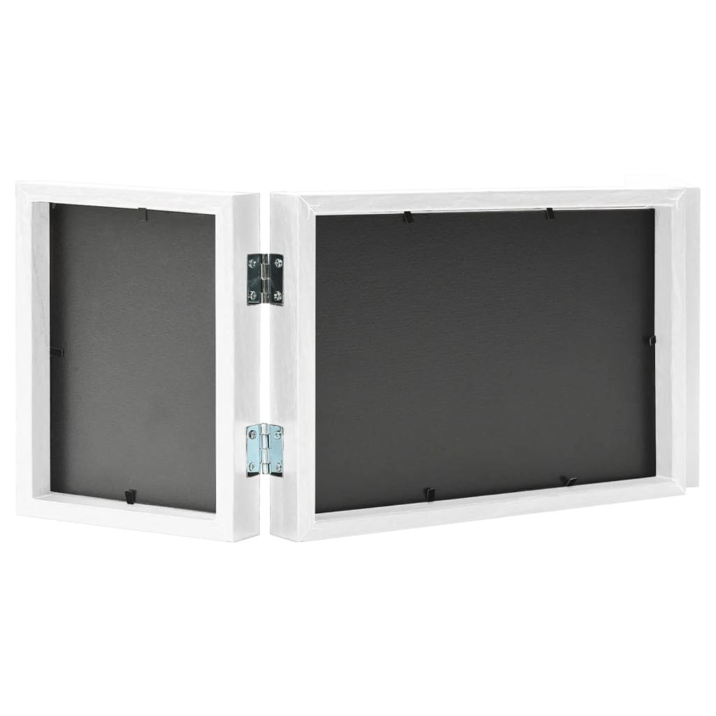 folderamme til 3 billeder 28x18 cm + 2x(13x18 cm) hvid