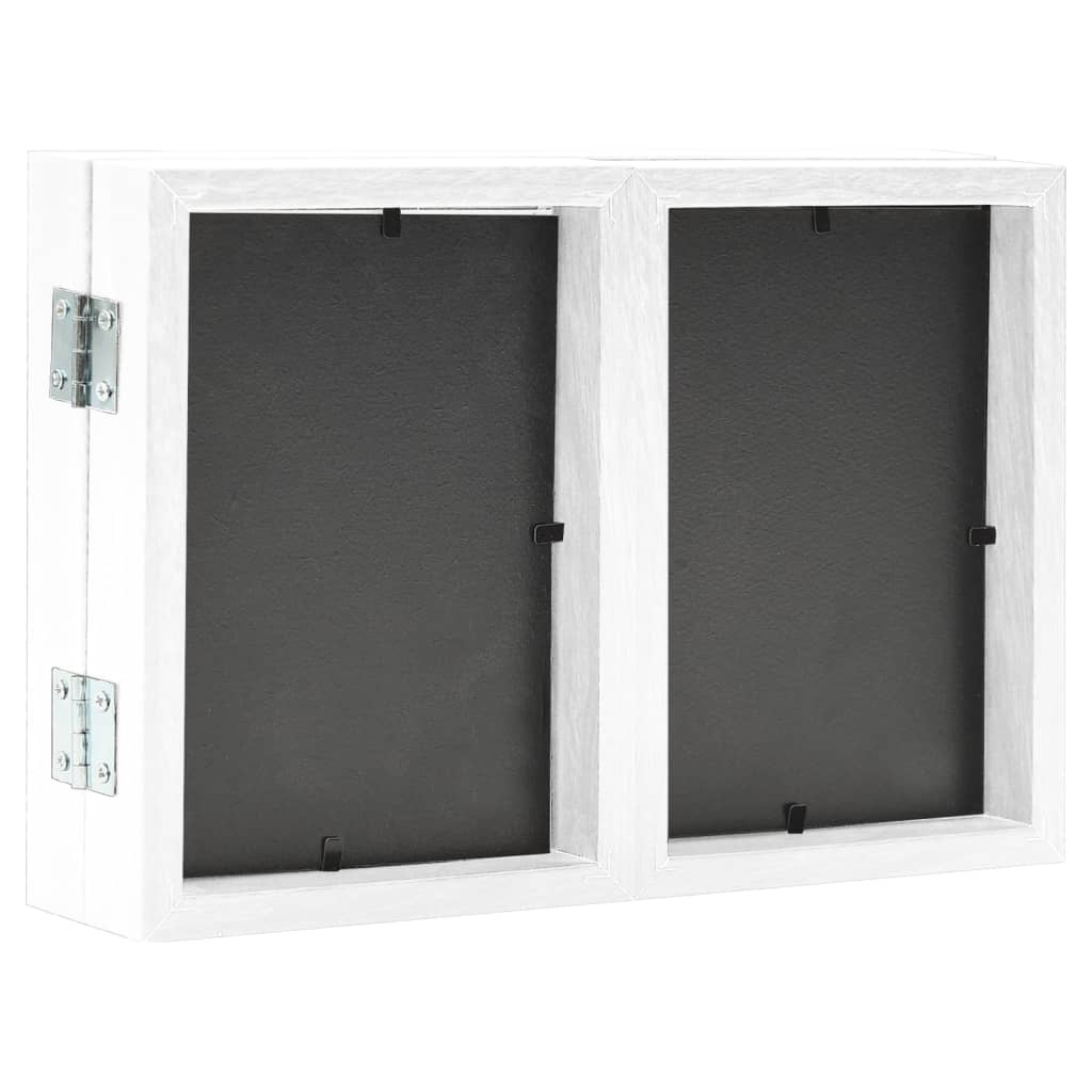 folderamme til 3 billeder 28x18 cm + 2x(13x18 cm) hvid