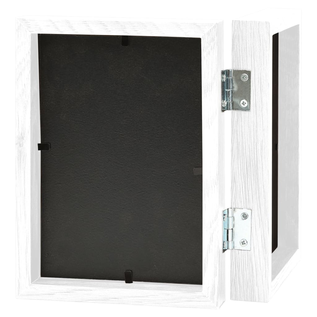 folderamme til 2 billeder 2x(13x18 cm) hvid