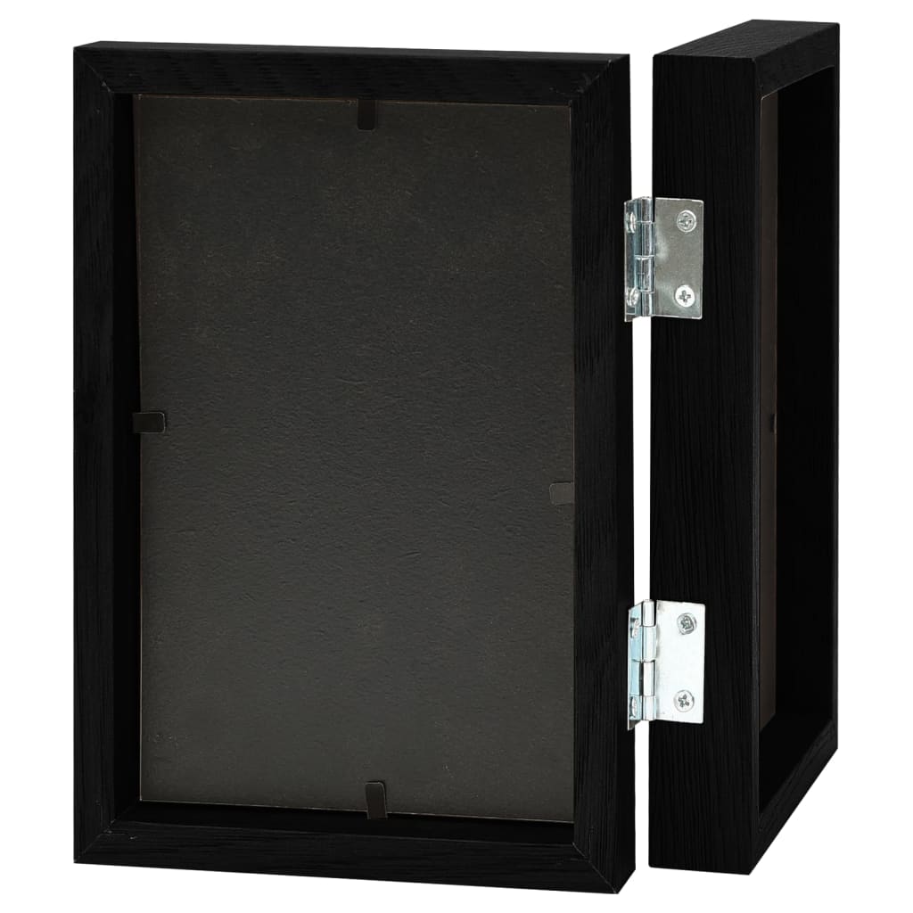 folderamme til 2 billeder 2x(21x29,7 cm) sort