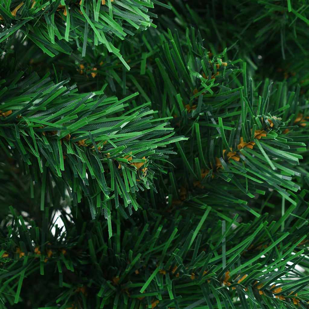 kunstigt juletræ med lys og kuglesæt 120 cm 230 grene