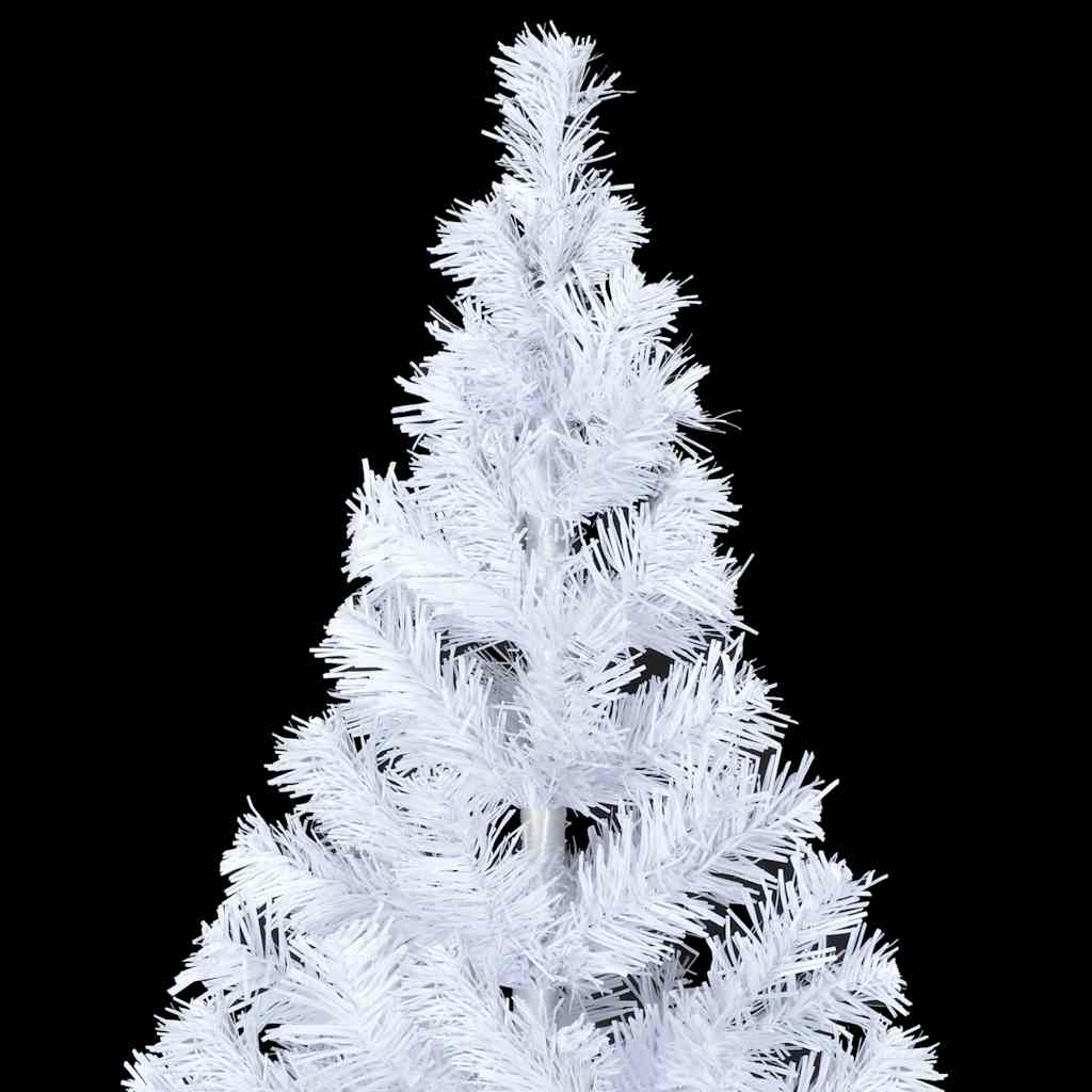 kunstigt juletræ med lys og kuglesæt 150 cm 380 grene