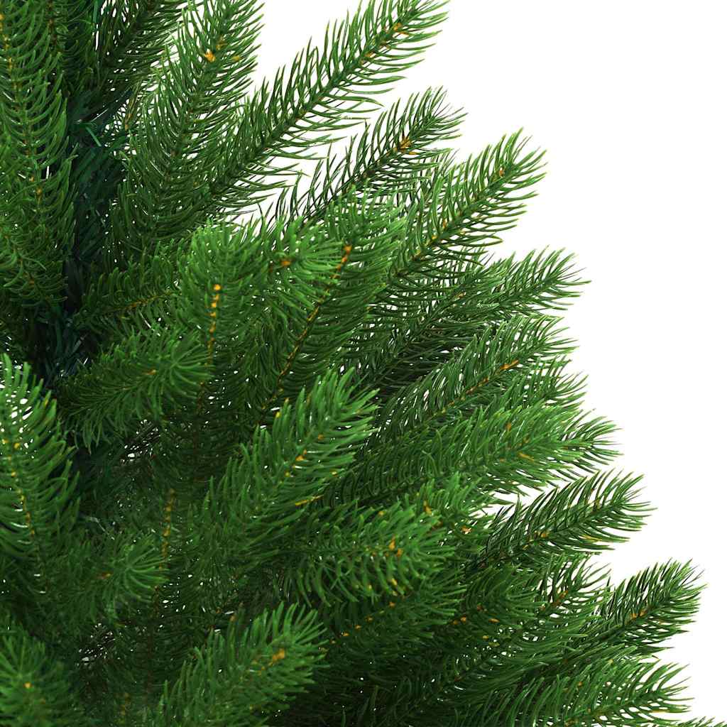 kunstigt juletræ med lys og kuglesæt 120 cm grøn