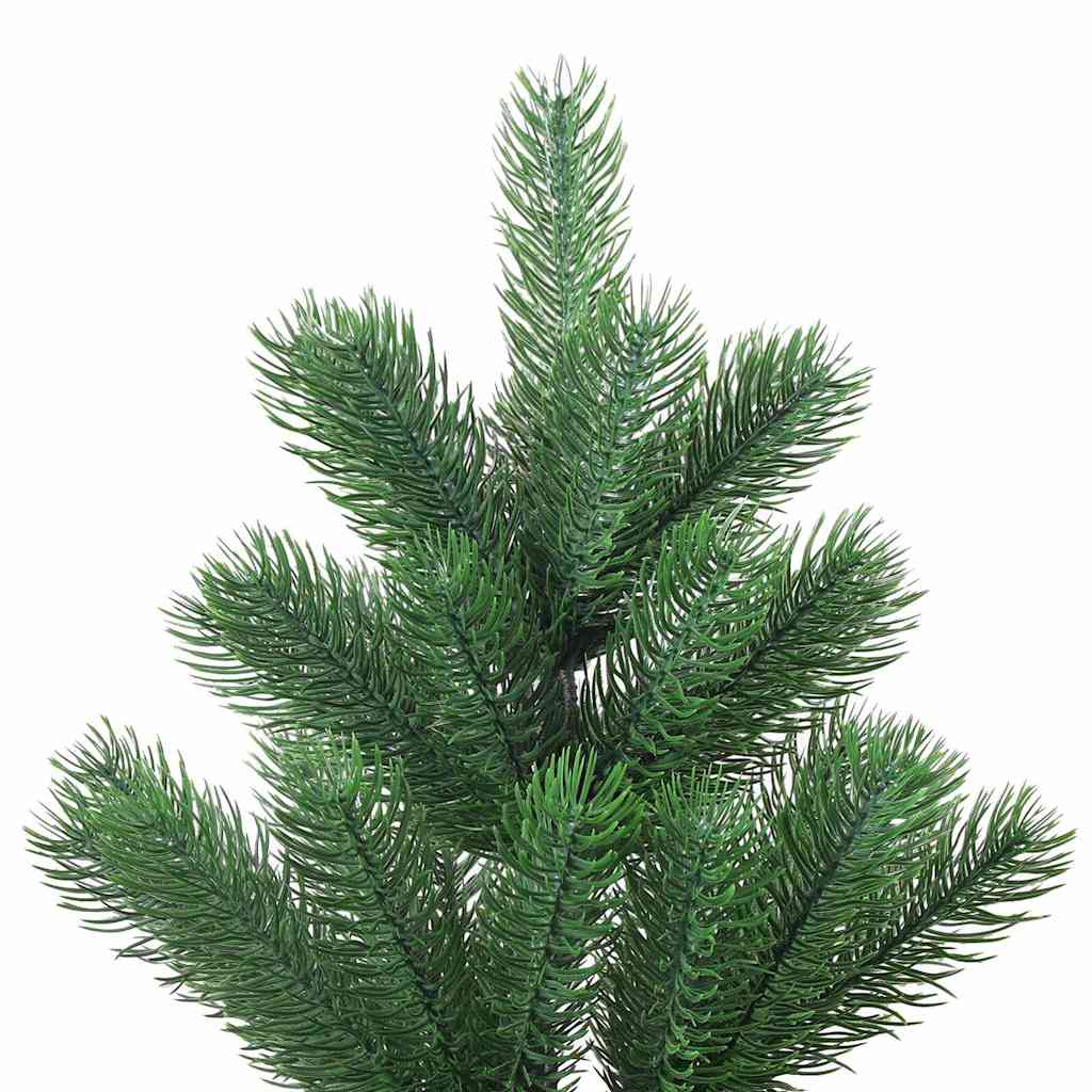 kunstigt juletræ nordmannsgran LED og kuglesæt 180 cm grøn