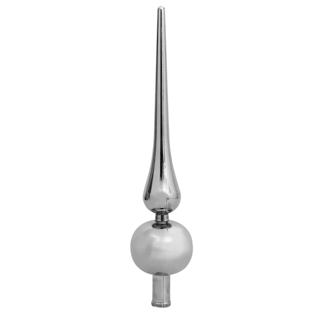 kunstigt juletræ med lys og kuglesæt 180 cm PVC hvid